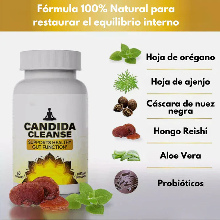 Candida Cleanse: Reduce antojos, hinchazón y fatiga