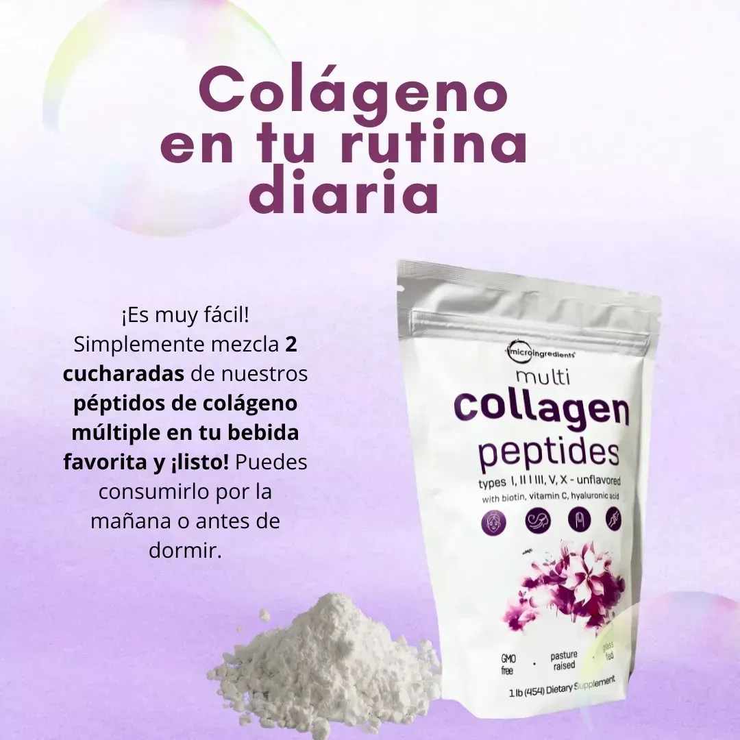 Multi Colágeno 5 EN 1 Premium™ - Fortalece articulaciones, piel y cabello ✨