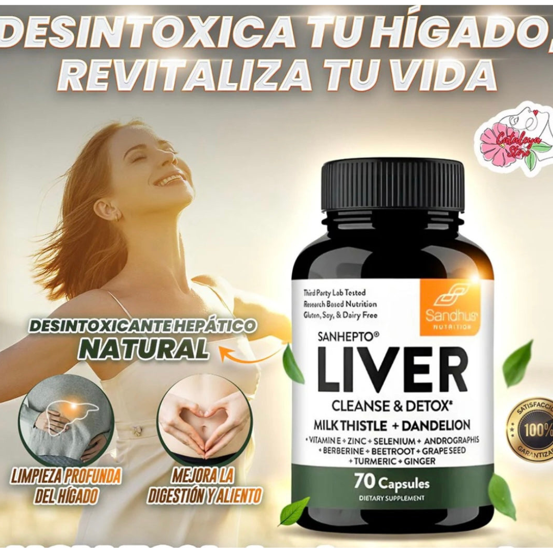 LIVER Cleanse & Detox | Fórmula Natural para Desintoxicar y Proteger tu Hígado