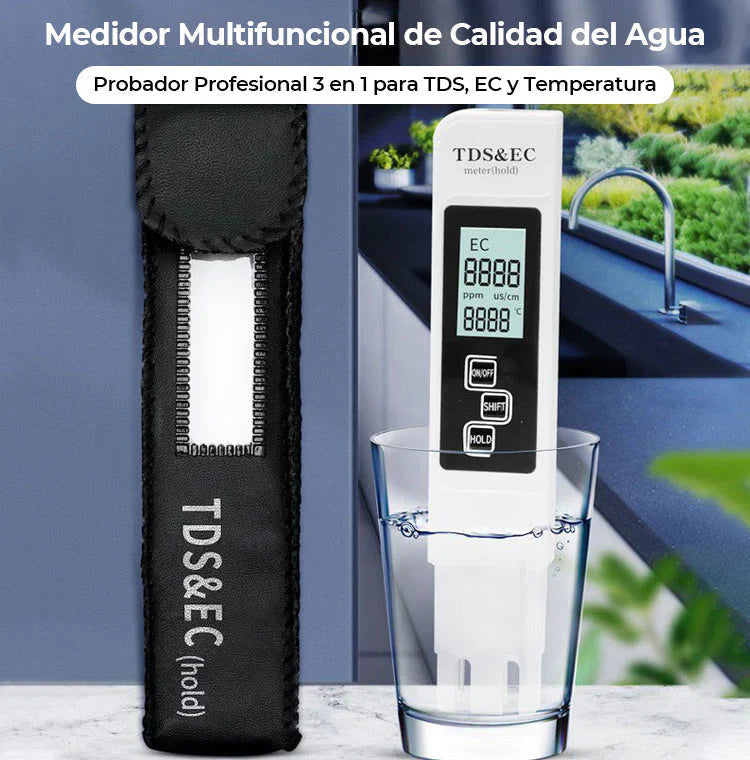 PURESMART ✨✨Medidor TDS Digital de Calidad del Agua✨✨